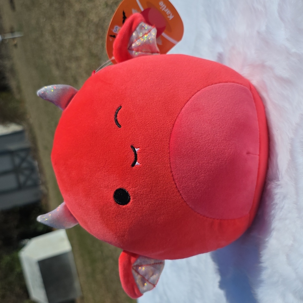 Squishmallows Original 8 Inch Karlie The Devil Red Bat Plush Toy Plushie ❤️